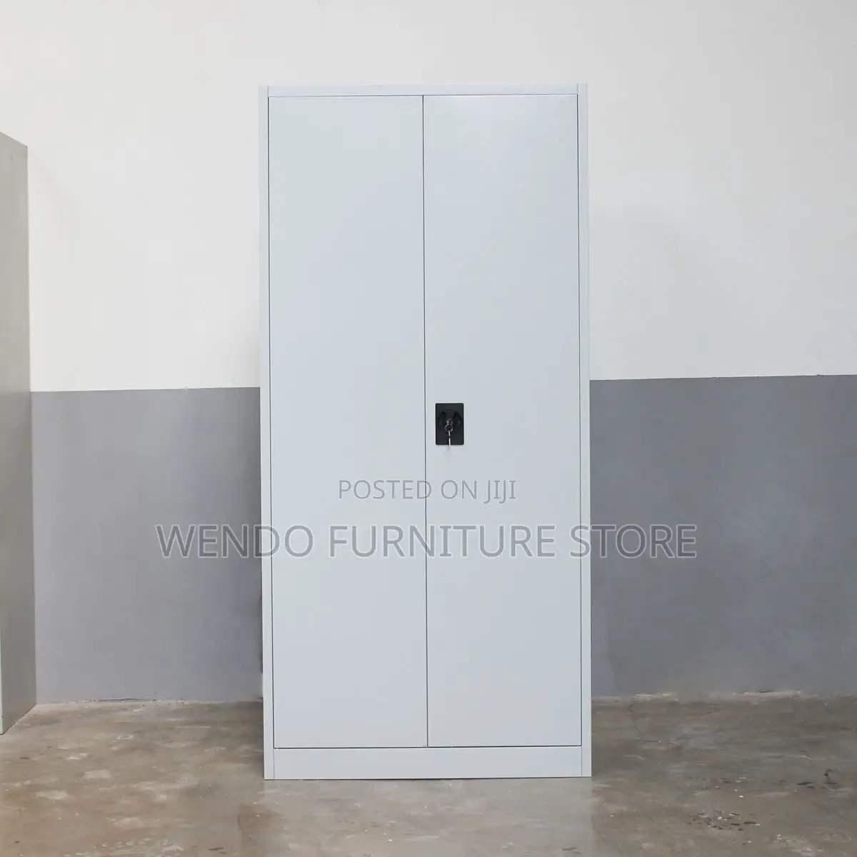Office Cabinet; Two Doors Steel Cabinet With Multiple Shelves