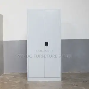 Office Cabinet; Two Doors Steel Cabinet With Multiple Shelves