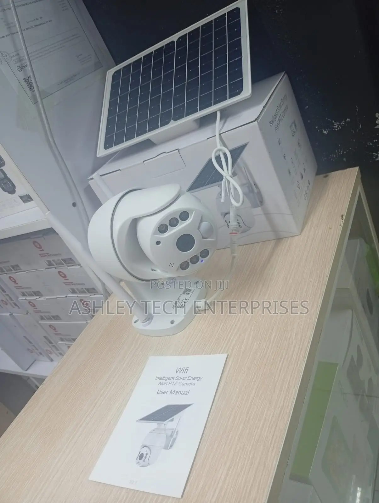 Pro Edition Ubox Single Lens Solar Camera – Remote Viewing CCTV