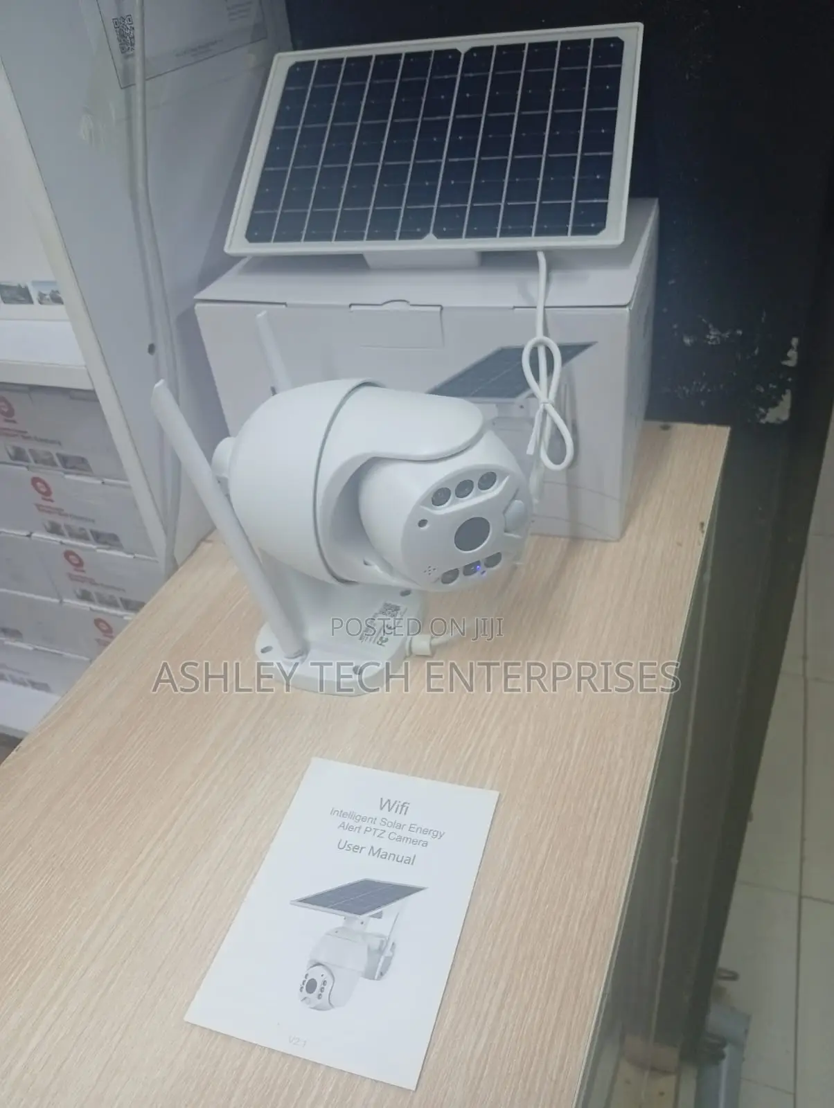 Ultimate Ubox Single Lens Solar Camera – Mobile App Monitoring