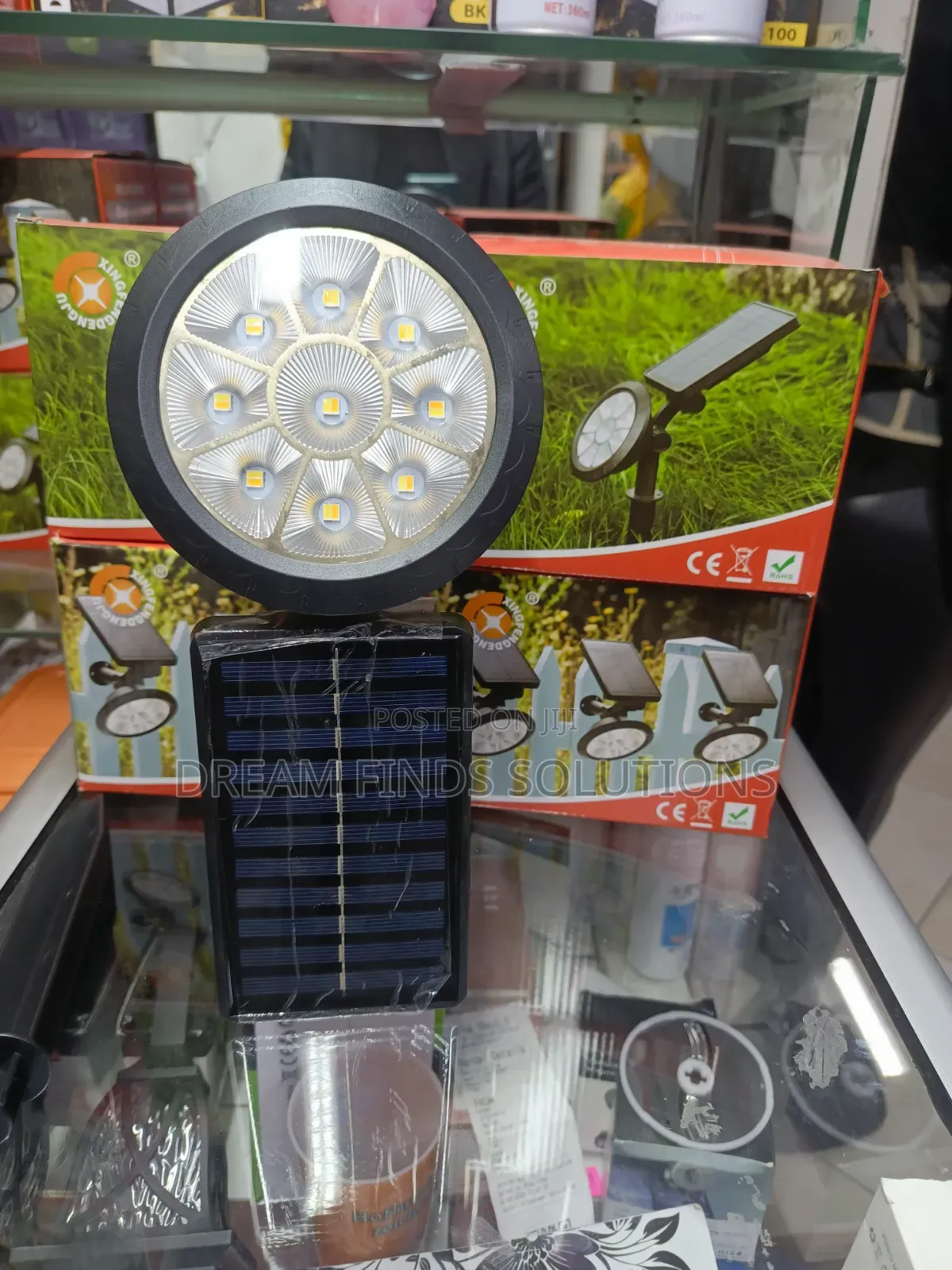 Outdoor Solar Floodlight for Yard and Driveway
