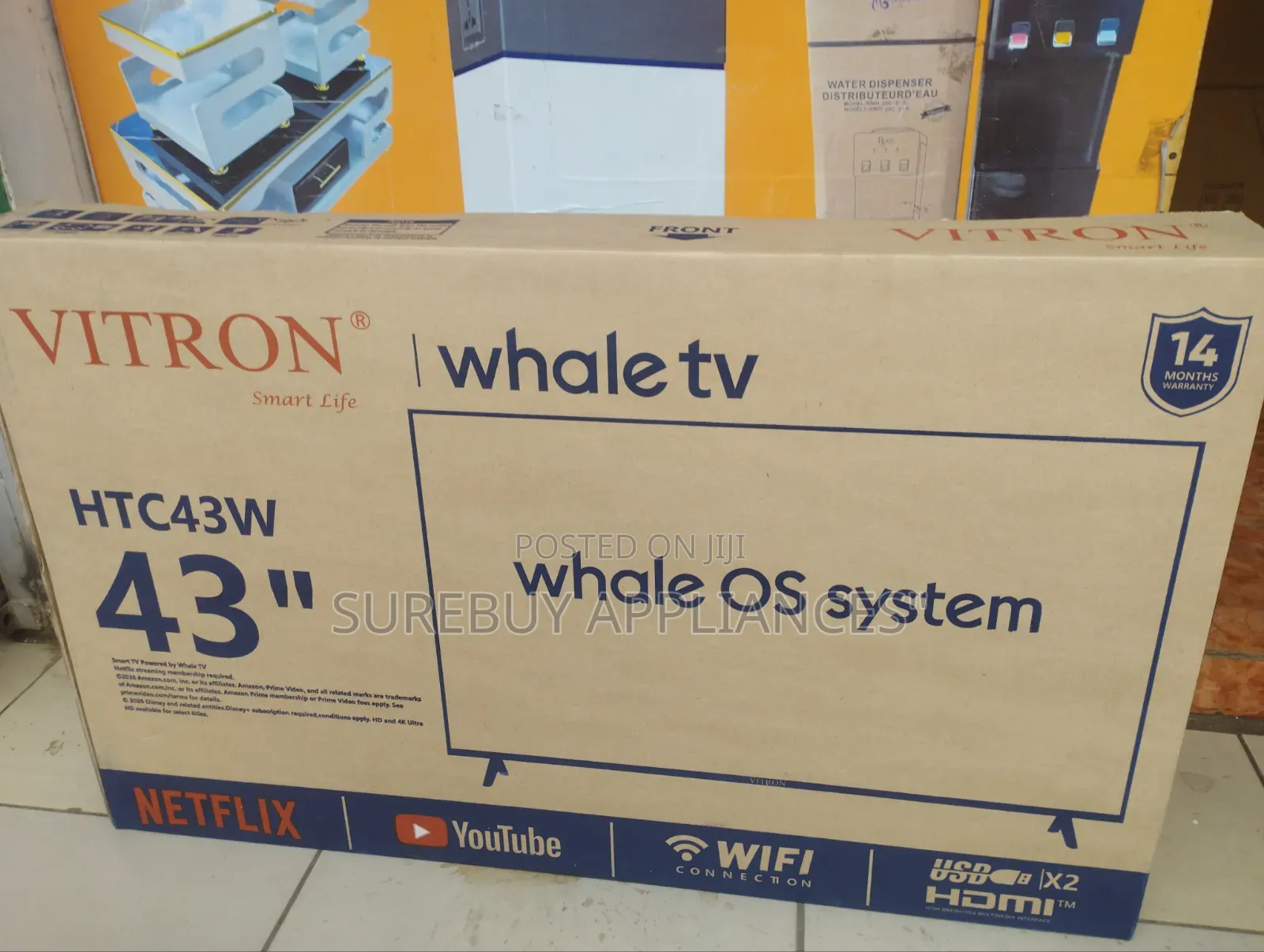Vitron 43 Inch Whale OS System TV