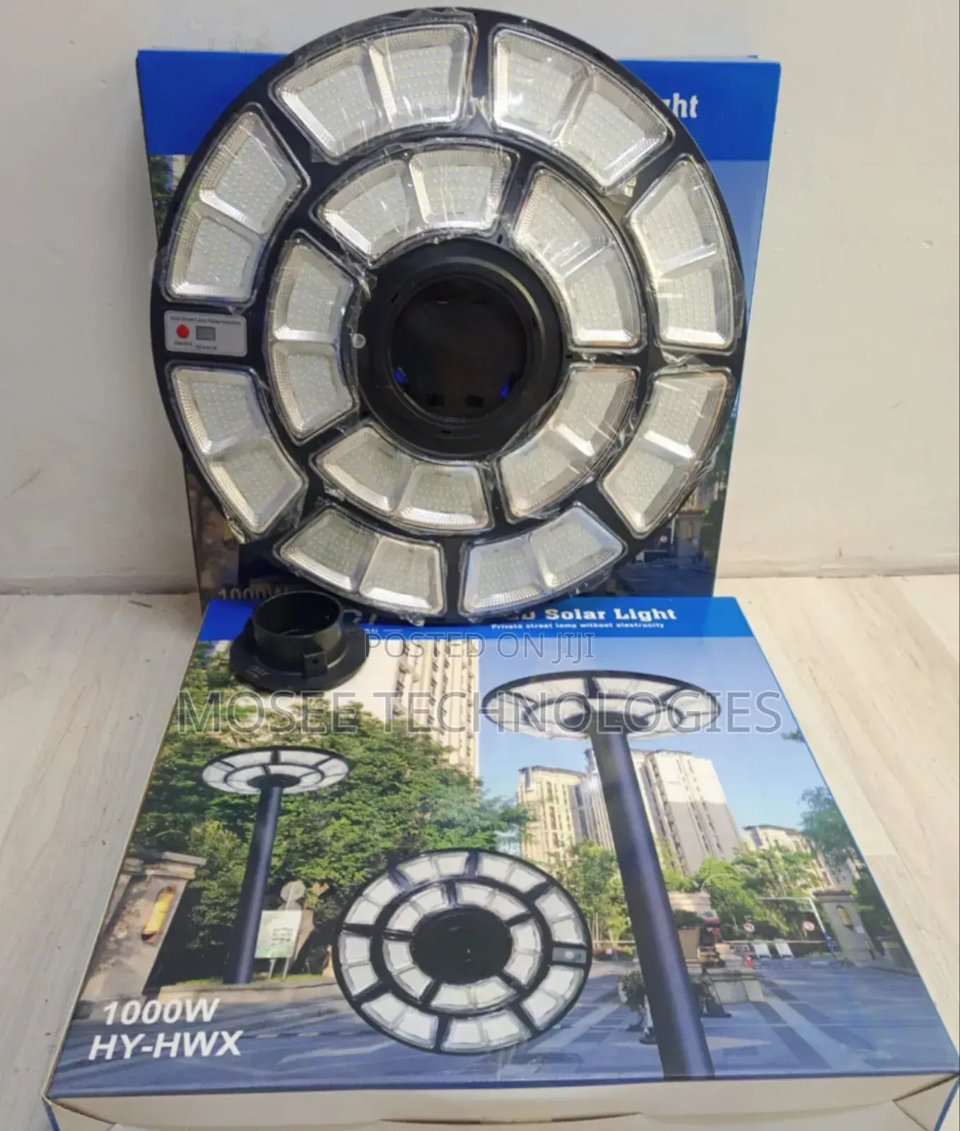 HY-HWX 1000W Solar Garden Light With Auto Day/Night Sensor