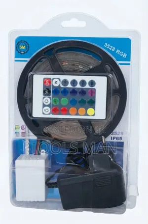 3528 RGB LED Strip Light Kit 5M IP65 Remote.