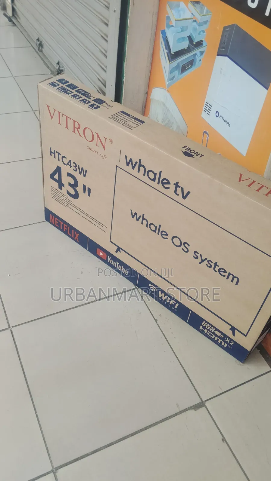 Vitron HTC43W Smart TV 43 Inch LED Display