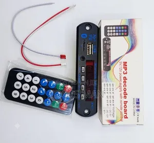 Bluetooth MP3 Decode Board With Remote Control and 12V Power Supply.