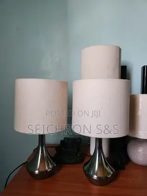 Chrome Pair Touch Lamps