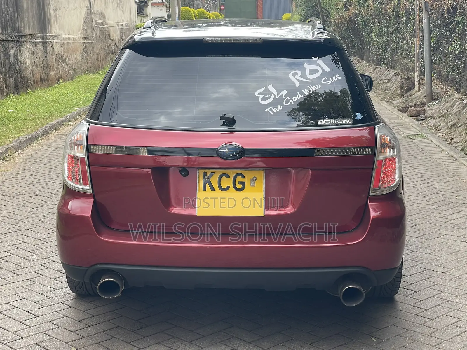 Subaru Legacy 2009 Red