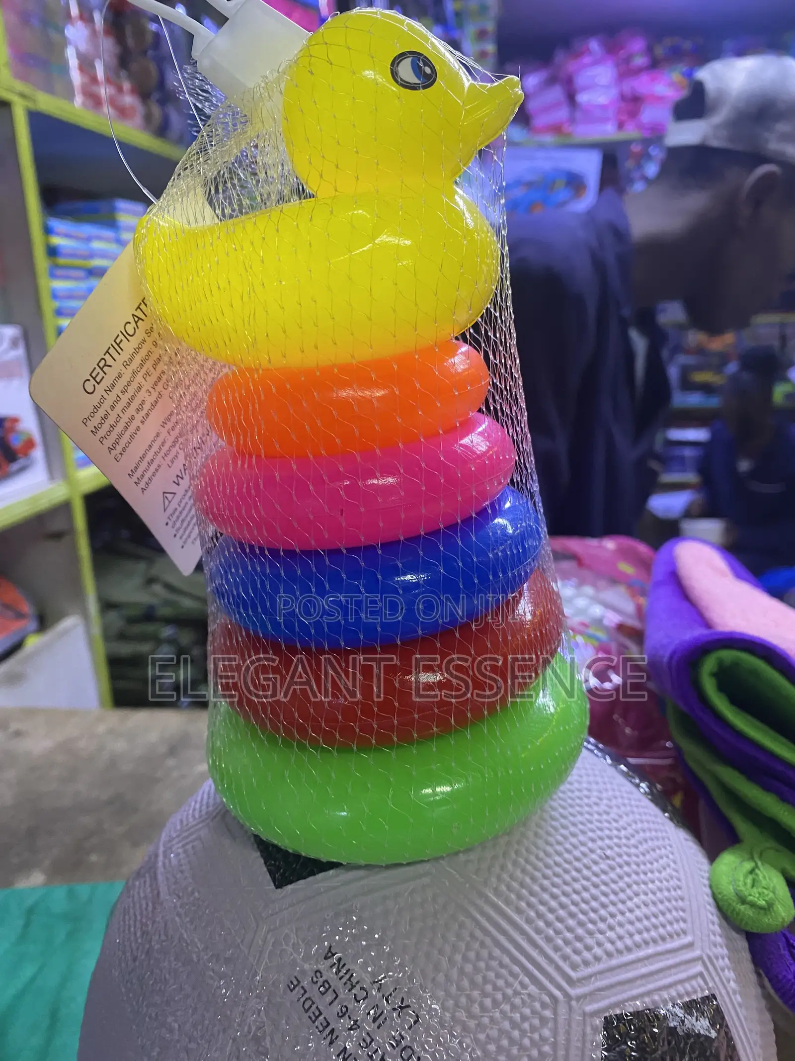 Stackable Rainbow Tower Puzzle Toys