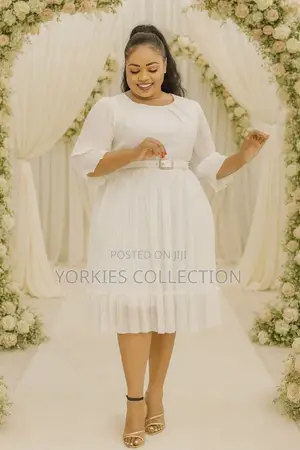 Plitted Lace Dress