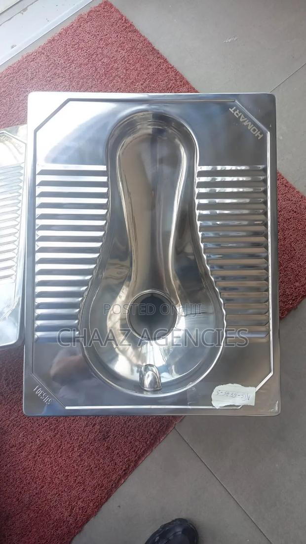 Stainless Asian Toilet - main view