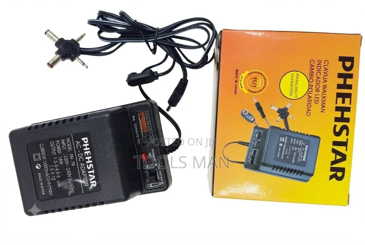 Phehstar AC/DC Universal Power Adaptor 10W.