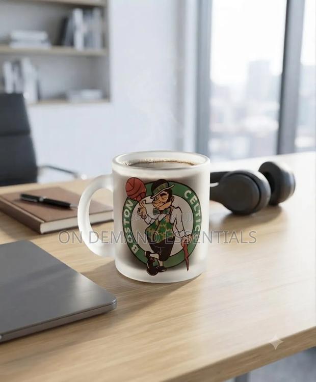 Boston Celtics Frosted Glass - main view