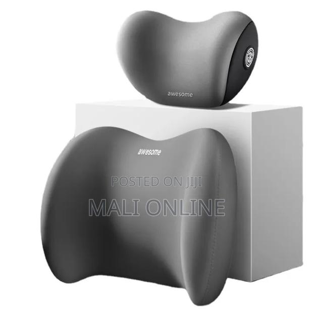 Car Lumbar Support Pillow Neck Pillow Set Memory Foam Cushion
