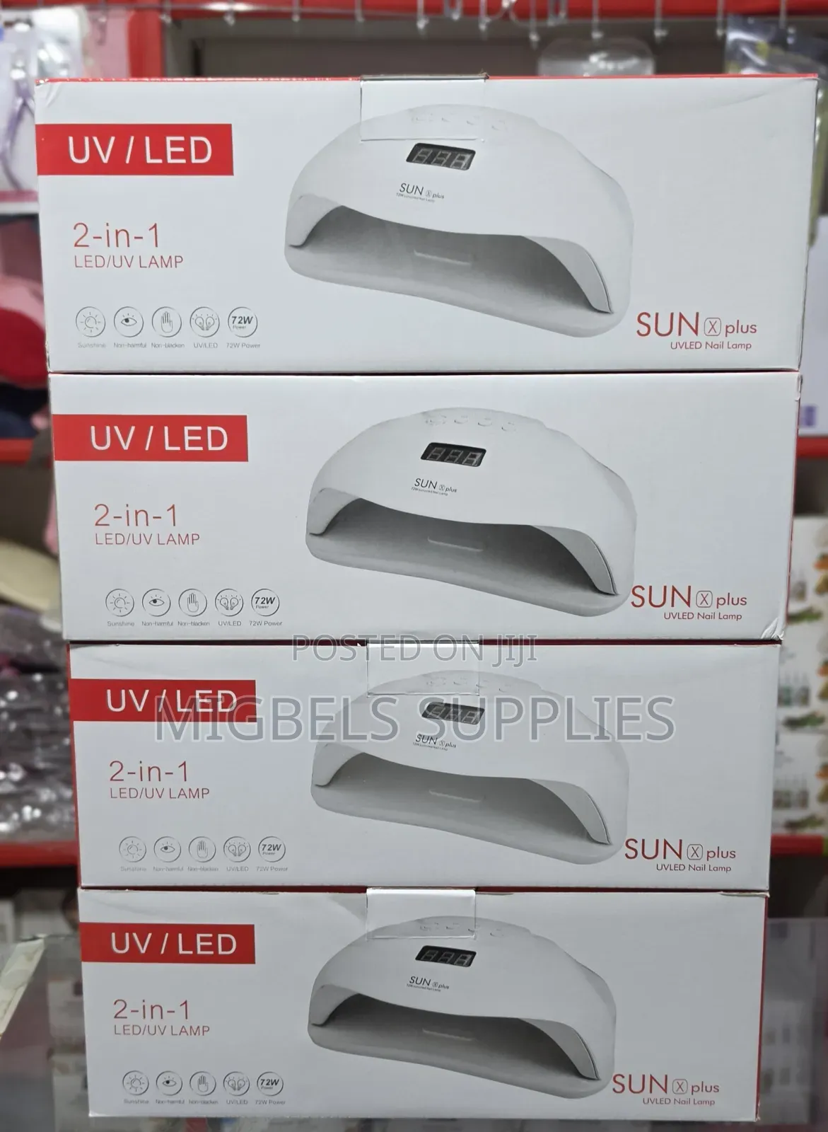 UV / LED 2 in 1 72 Watts ( Double Hand Uv Machine)