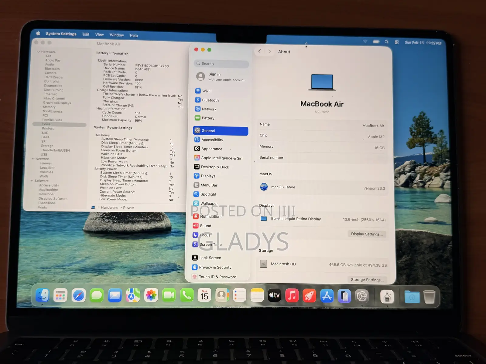 Laptop Apple MacBook Air 2022 M2 16GB Apple M2 SSD 512GB
