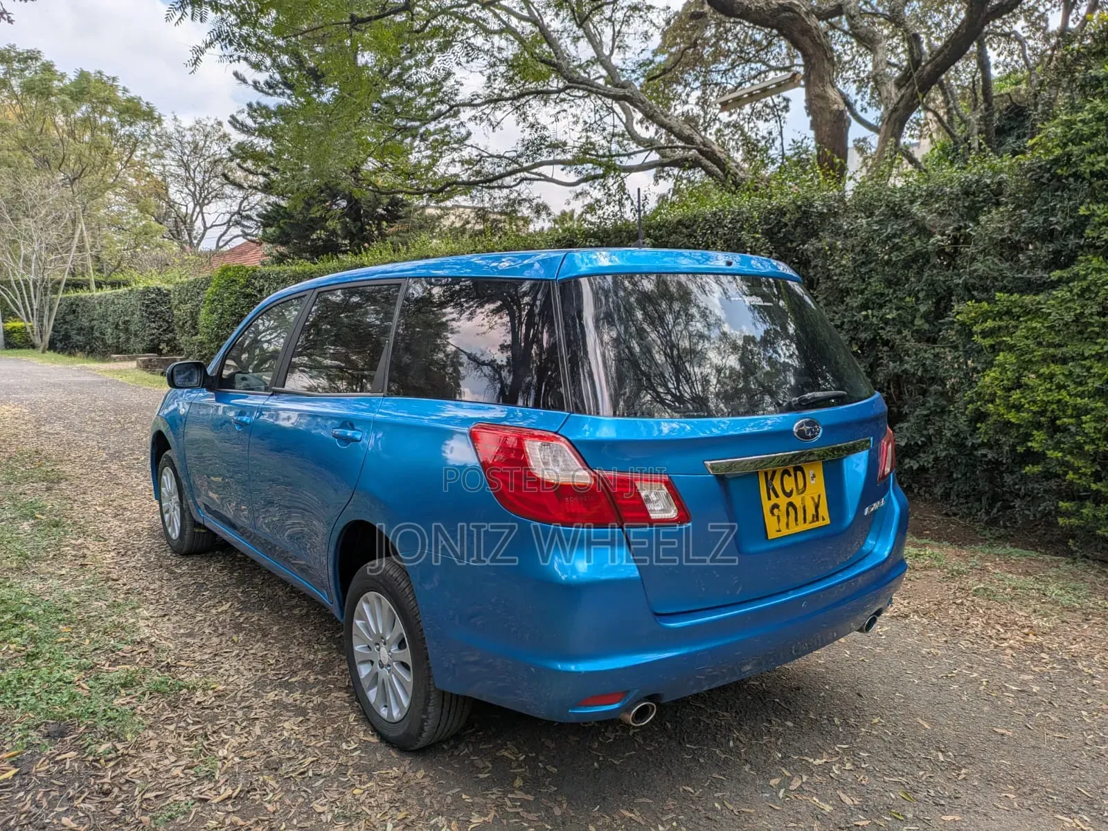 Subaru Exiga 2008 Blue