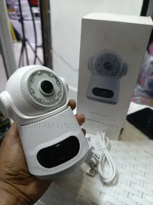 V380 Pro Dual Lens Smart WiFi Camera, 360° Pan Tilt Zoom