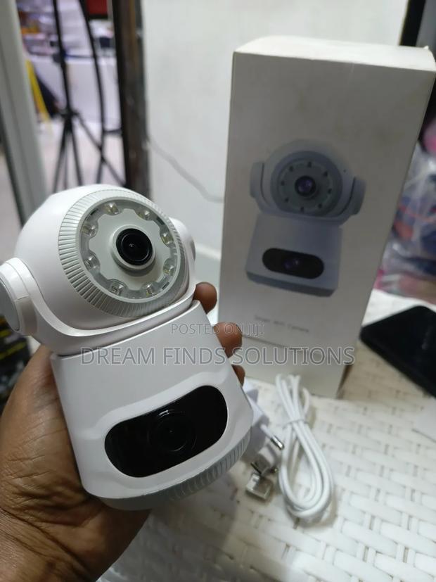 V380 Pro Dual Lens Smart WiFi Camera, 360° Pan Tilt Zoom