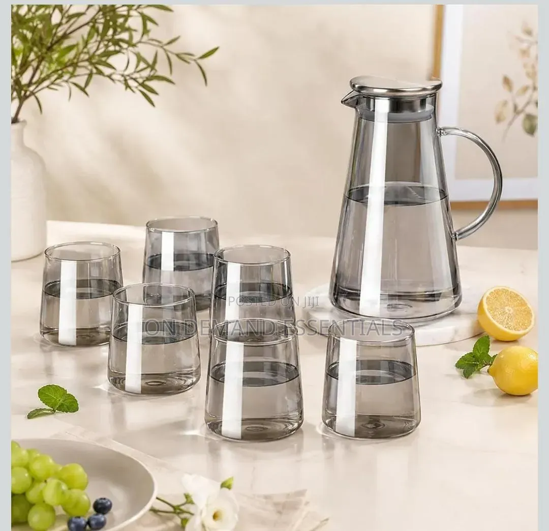 Blackish Premium Water and Juice Glasses