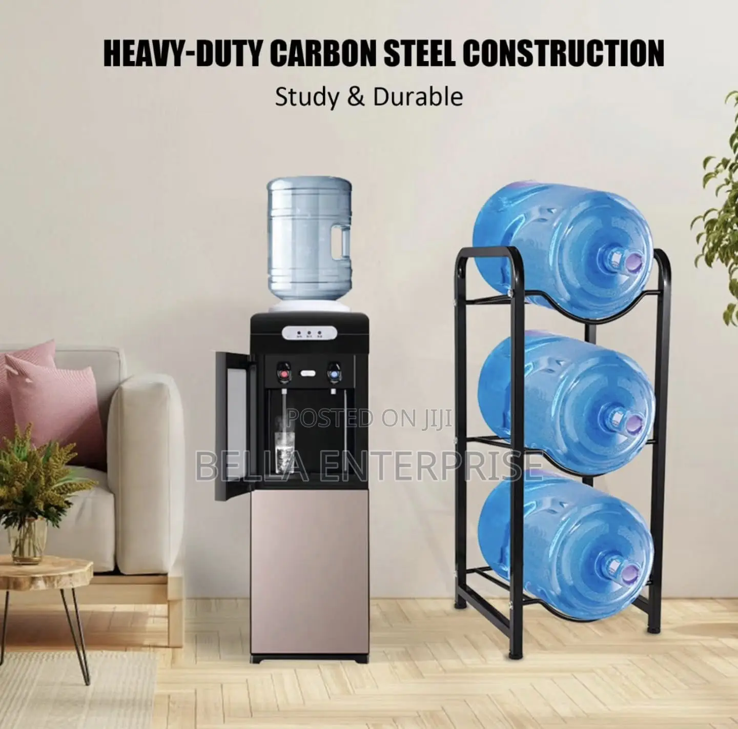 3 Tier Heavy Duty Water Bottle Rack High Quality Carbon Steel