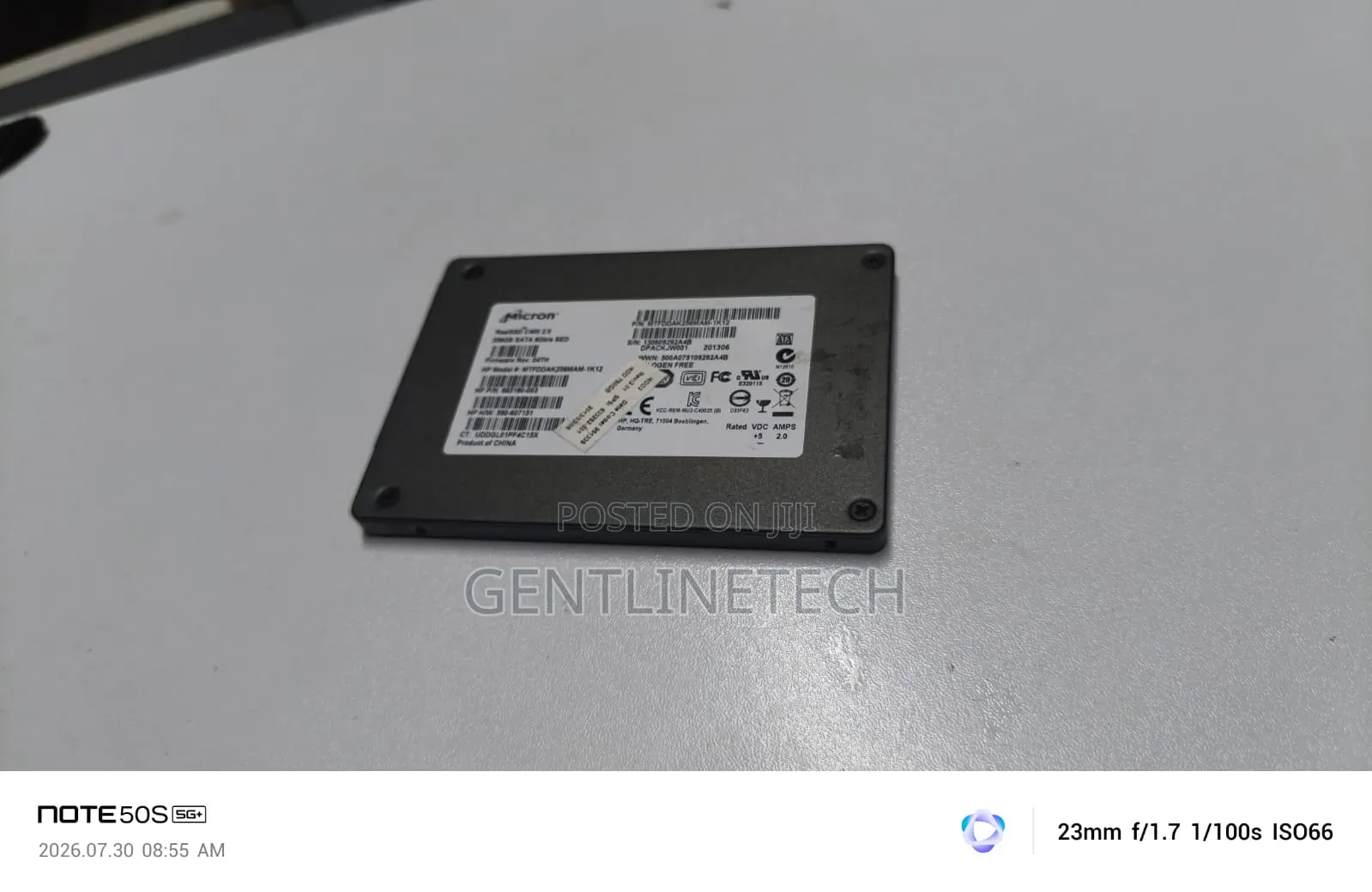 Micron 256GB SSD 2.5" – High-Speed Storage