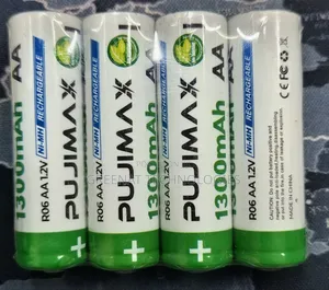 Pujimax 1300mAh Rechargeable AA 4 Battery Pack