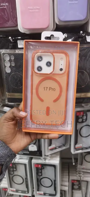 iPhone 17 Pro Semi-Transparent Frosted Back Panel-Orange