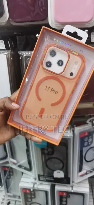 iPhone 17 Pro Semi-Transparent Frosted Back Panel-Orange