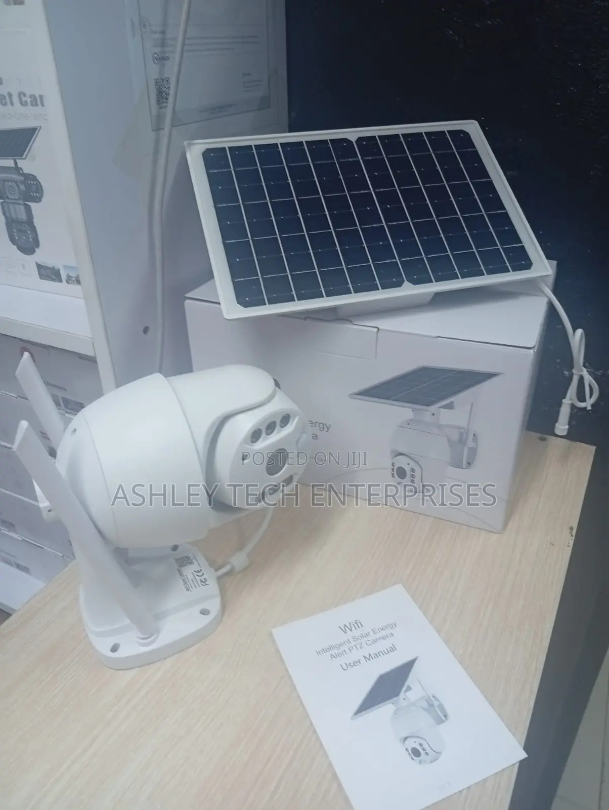 HomeSafe Ubox Single Lens Solar Camera – Wireless Protection