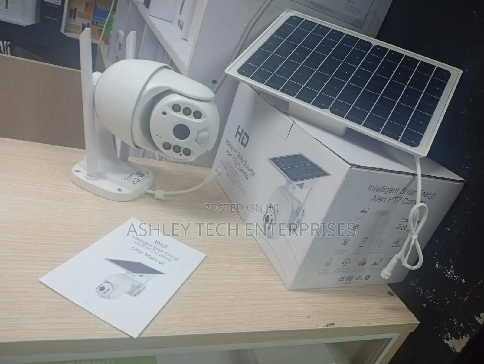 Smart Shield Ubox Single Lens Solar Camera – Wireless Home CCTV