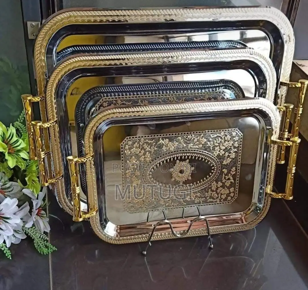 Stainless Steel Trays 3 PCS Set