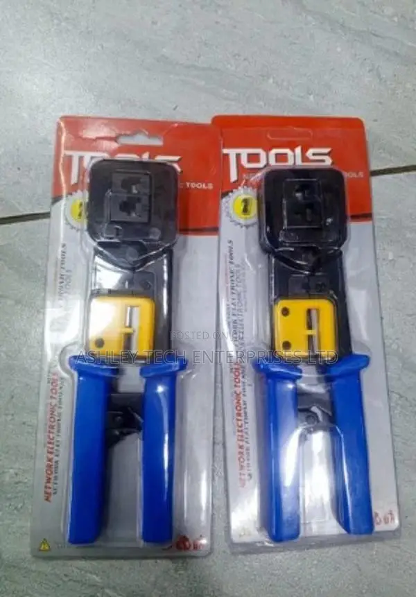 Heavy Duty RJ45 Pass Through Crimper for Cat5e/Cat6