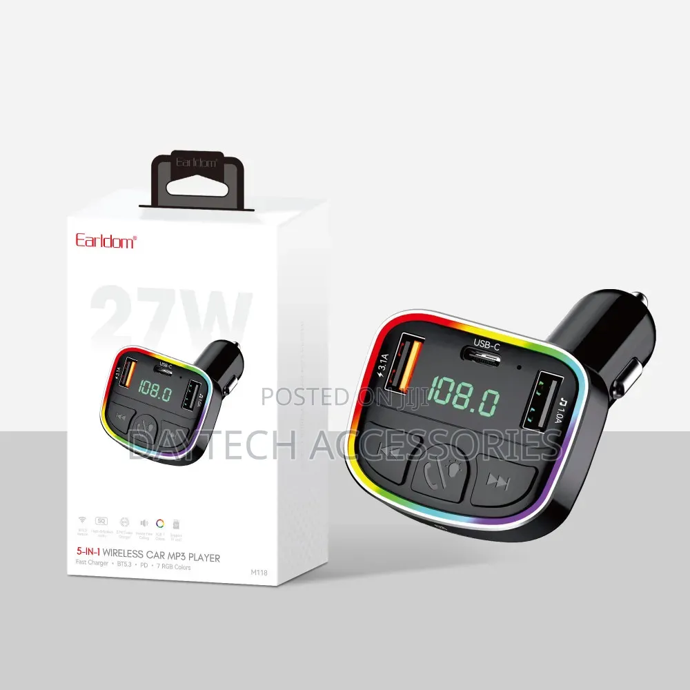 The Earldom ET-M118 Is a Multi-Functional Car Bluetooth FM Transmitter
