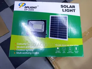 DPLIGHT DP-2200 Solar Flood Light With Solar Panel Remote Control