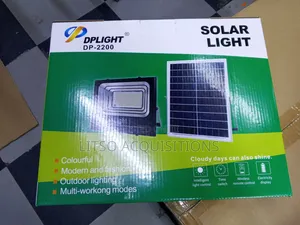 DPLIGHT DP-2200 Solar Flood Light With Solar Panel Remote Control