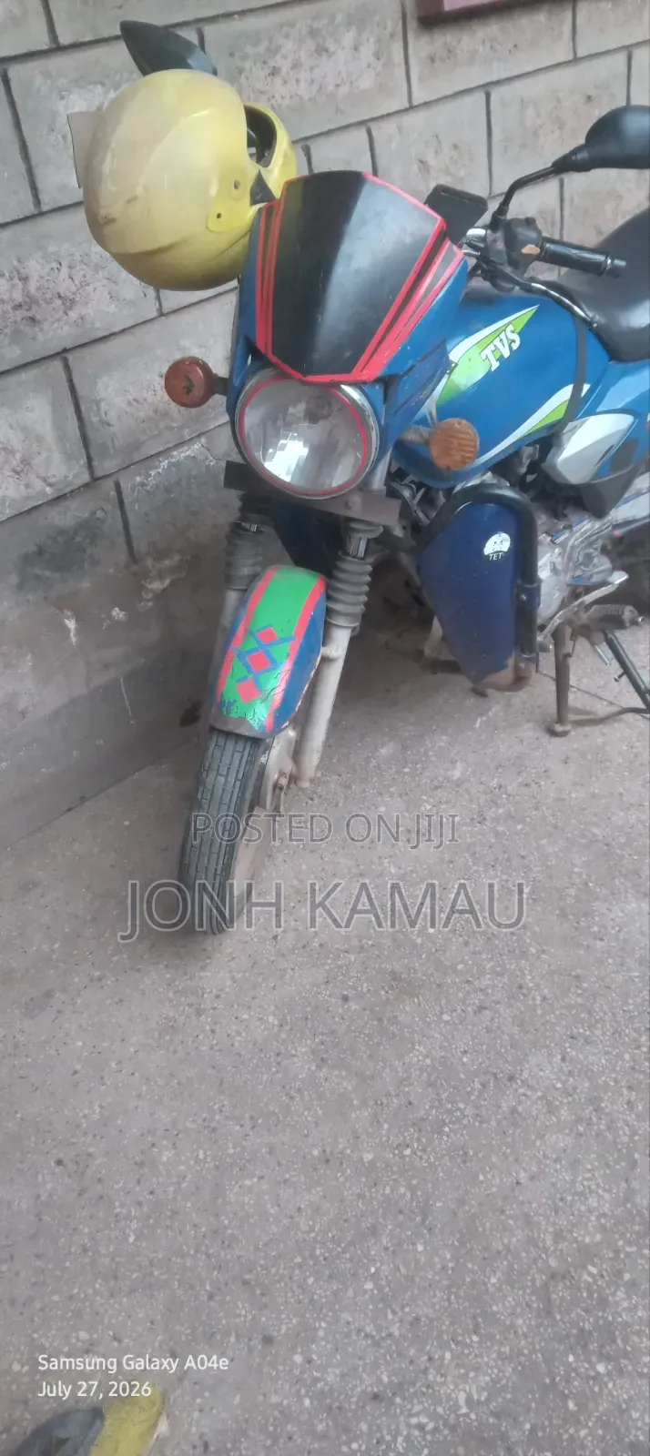 TVS HLX Plus ES 2020 Blue