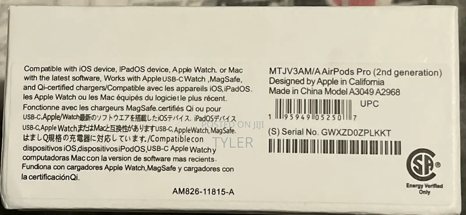 Apple AirPods Pro 2(2nd Generation)
