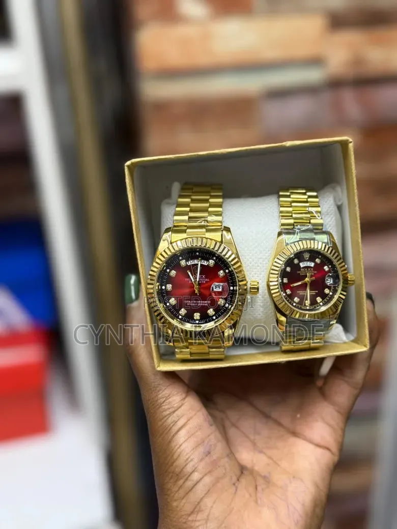 Rolex Couple Watches-Stainless