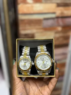 Rolex Couple Watches-Stainless