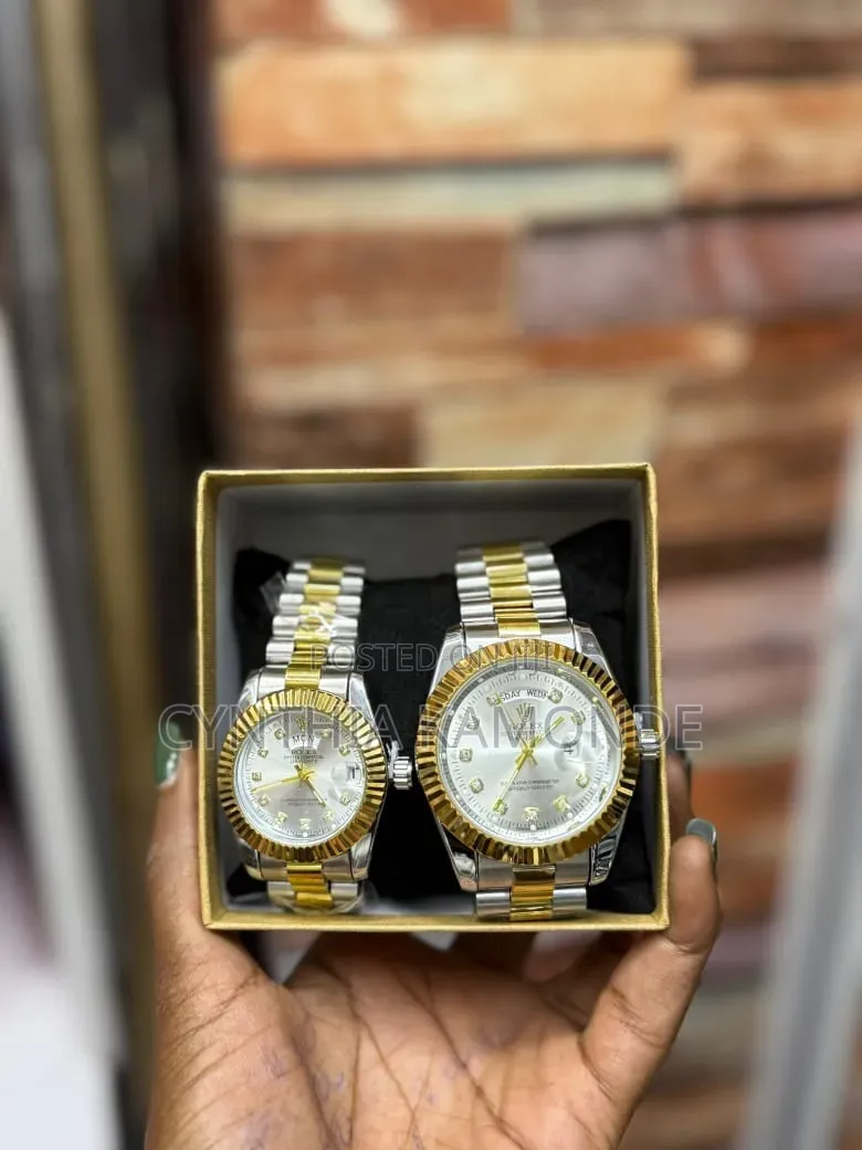 Rolex Couple Watches-Stainless