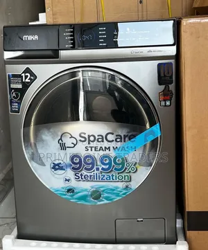 Mika Washing Machine 8kg Wash and Spin Front Load Smart Washing Meets