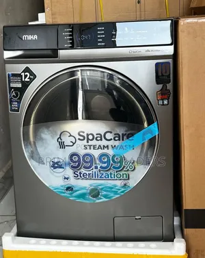 Mika Washing Machine Front Load 8kg Wash and Spin,Powerful, Quiet