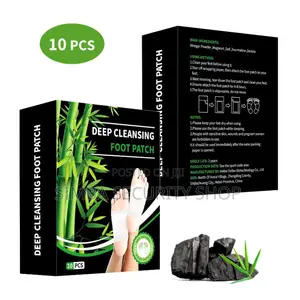 Deep Cleansing Detox Foot Patch Herbal Pads 10 PCS Wood Bamboo Relax