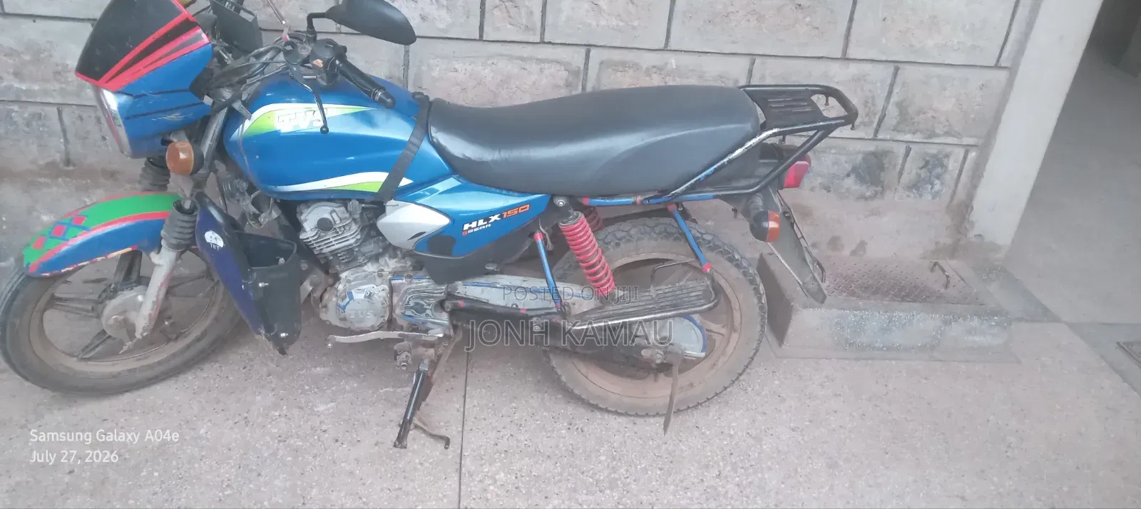 TVS HLX Plus ES 2020 Blue