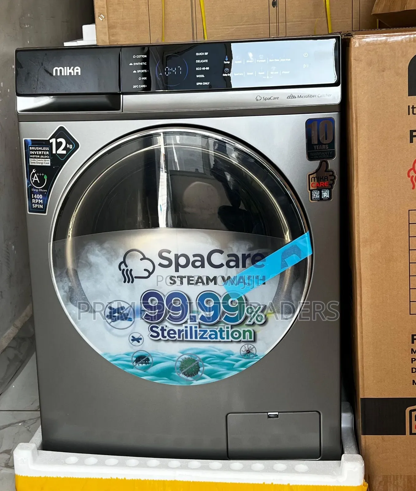 Mika Washing Machine 10kg Front Load Inverter Washing Machine
