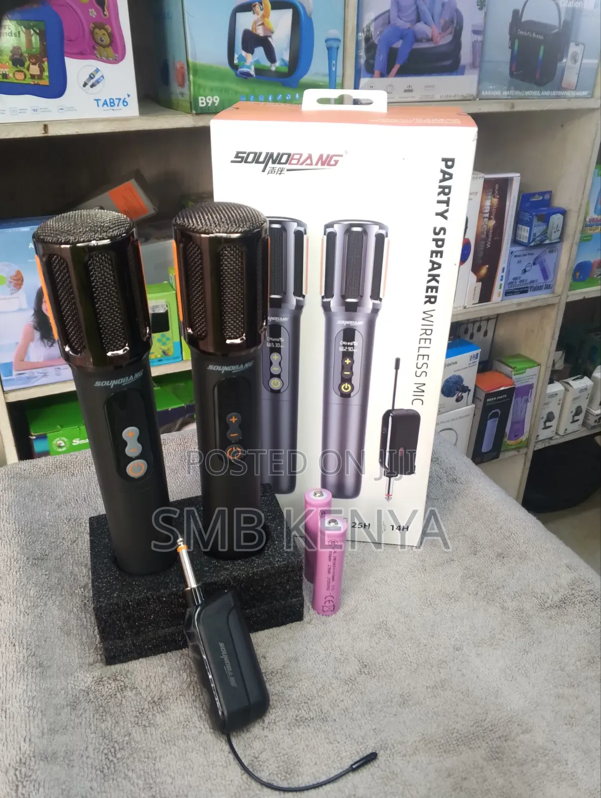 Party Speaker Wireless Microphone Dual