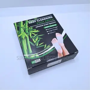 Foot Detoxifying Patches Pain Relief Relax for Promoting Sleep Bamboo