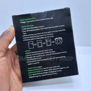 Foot Detoxifying Patches Pain Relief Relax for Promoting Sleep Bamboo