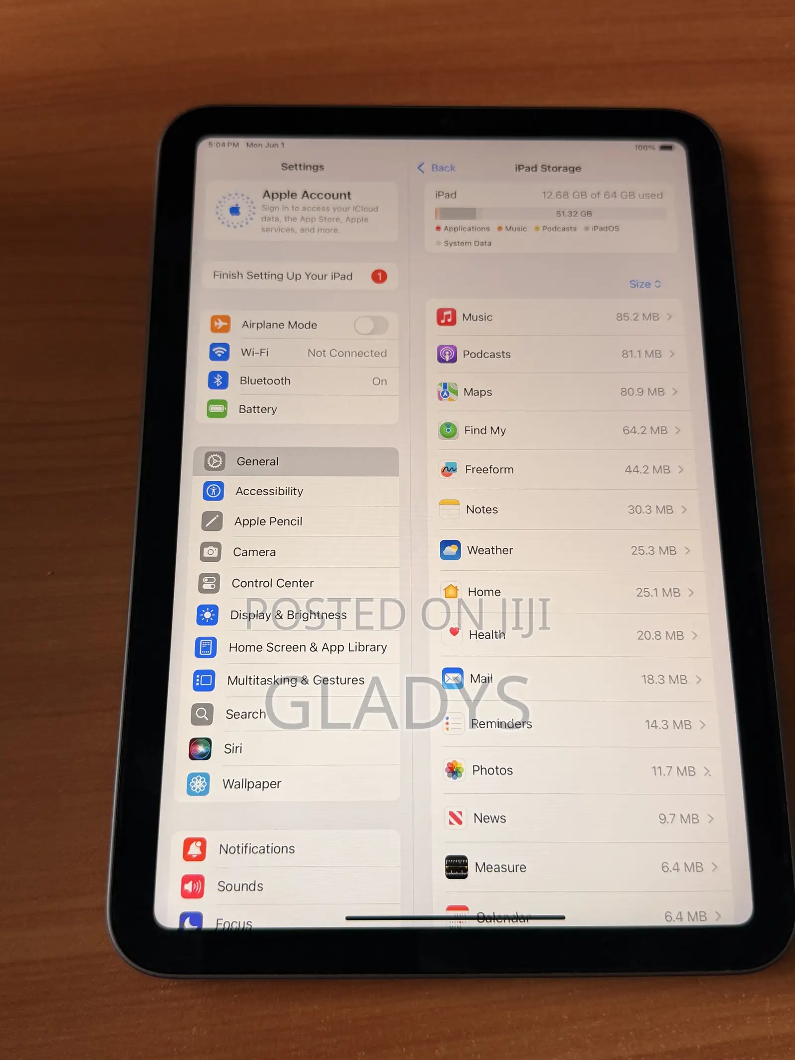 Apple iPad mini 6 64 GB Gray